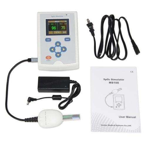 SpO2 Simulator MS100 Pulse Rate Blood Oxygen Simulator Pulse Oximeter Reaction Time SpO2 Simulator MS100 Pulse Rate Blood Oxygen Simulator Pulse Oximeter Reaction Time