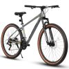 A27312 Mountain Bike 27.5 Inch Wheels, Aluminium Frame 21-Speed Mens Womens Trail Commuter City Mountain Bike