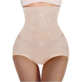 Womens' Tummy Control High Waist Trainer Body Shaper (Color: skin, size: XL)
