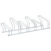 Bicycle Stand for 6 Bikes Floor Freestanding Galvanized Steel