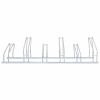 Bicycle Stand for 6 Bikes Floor Freestanding Galvanized Steel