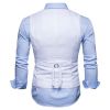 Men's Suit Vest Slim Fit Double Breasted Dress Vest